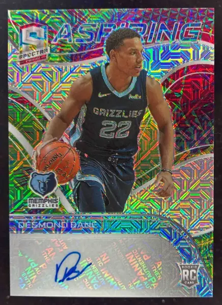 2020 Panini Spectra Aspiring Autographs Meta #ASP-DBA Desmond Bane RC Auto /25