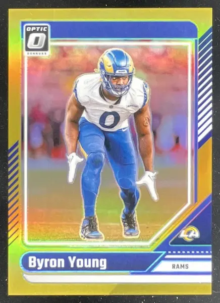 2024 Panini Donruss Optic Gold #119 Byron Young LB/10