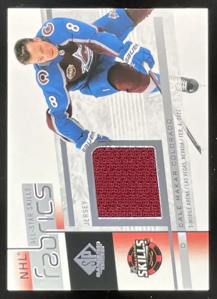 2022-23 SP Game Used 2022 NHL All Star Game Jersey #AS-30 Cale Makar MEM