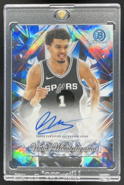 2025 Bowman Sapphire Selections Autographs #SSA-VW Victor Wembanyama Auto