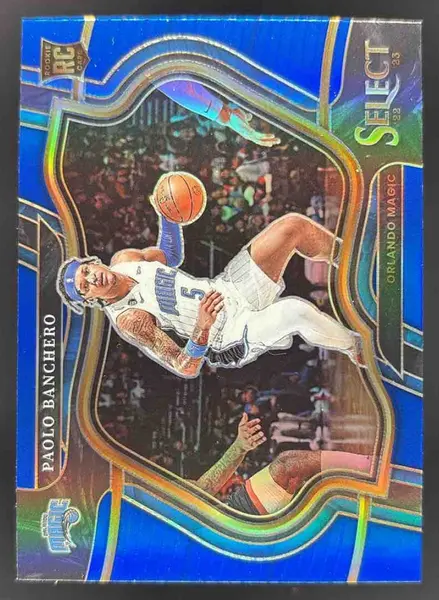 2022-23 Panini Select Blue Prizms #295 Paolo Banchero RC Courtside