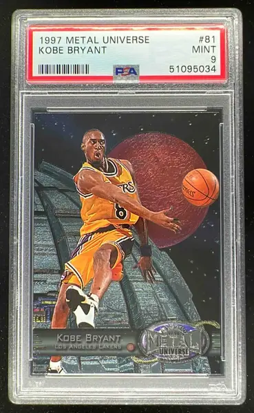 1997-98 Skybox Metal Universe #81 Kobe Bryant PSA 9 on Fanatics