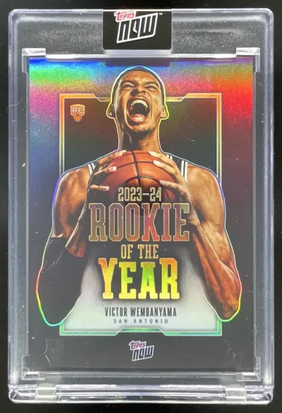 2023-24 Topps Now #VW-6 Victor Wembanyama RC Rookie