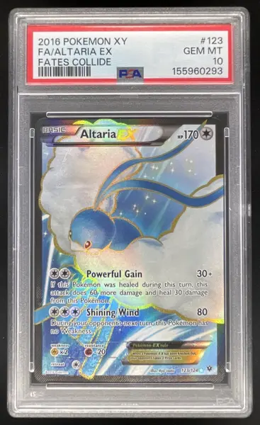 2016 Pokemon XY Fates Collide #123/124 Altaria EX Full Art PSA 10