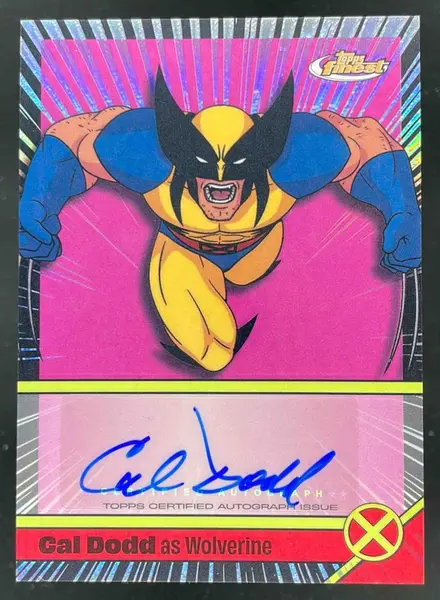 2025 Topps Finest X-Men 97 Voice Actor Autographs #VA-CD Cal Dodd Wolverine Auto
