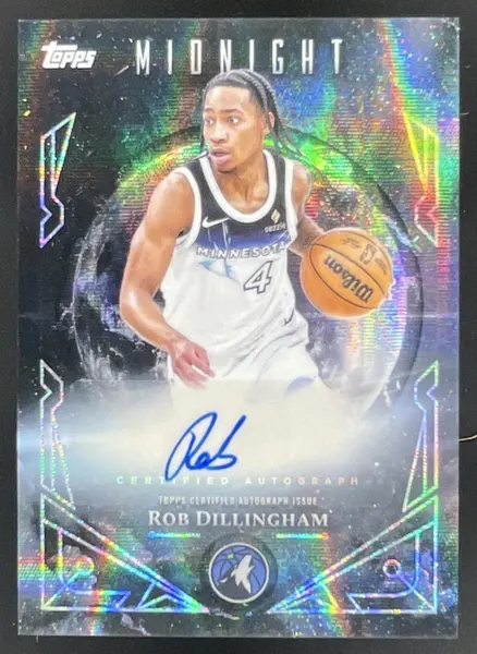 2025-26 Topps Midnight Sun Signatures Moon Beam #MS-RD Rob Dillingham Auto