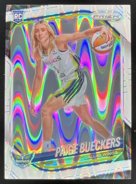 2025 Panini WNBA Prizm White Seismic Prizm #147 Paige Bueckers