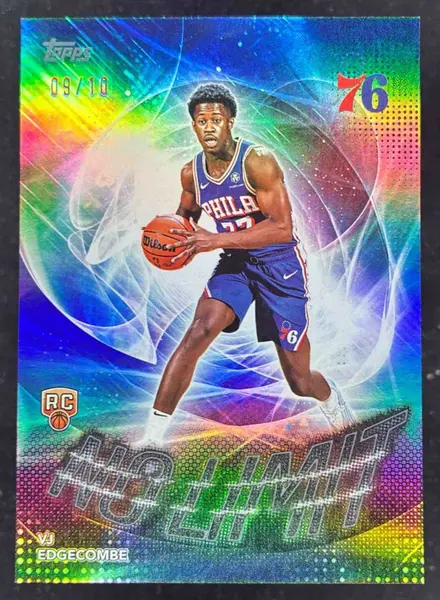2025-26 Topps No Limit Black Rainbow #NL-3 VJ Edgecombe RC /10