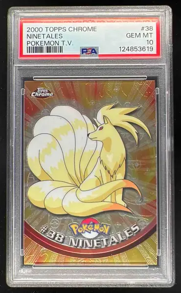 2000 Topps Chrome Pokemon TV #38 Ninetales PSA 10 on Fanatics Collect
