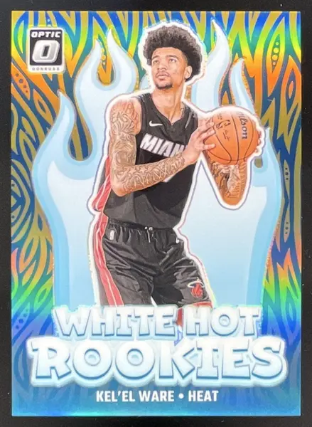 2024-25 Panini Donruss Optic White Hot Rookies Gold #5 Kel'el Ware RC /10