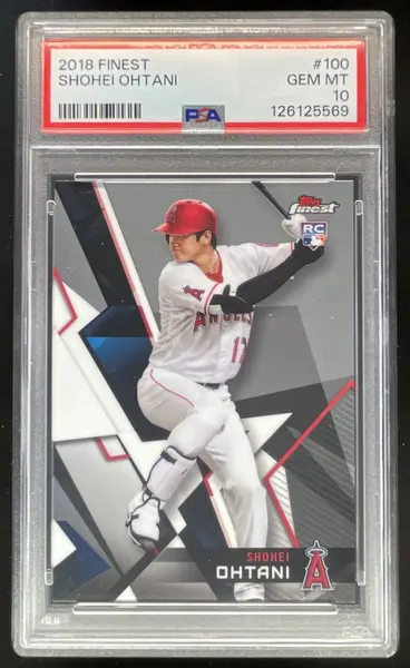 2018 Topps Finest #100 Shohei Ohtani RC PSA 10