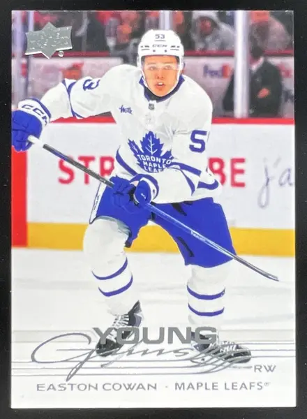 2025-26 Upper Deck Series 2 Young Guns #462 Easton Cowan RC