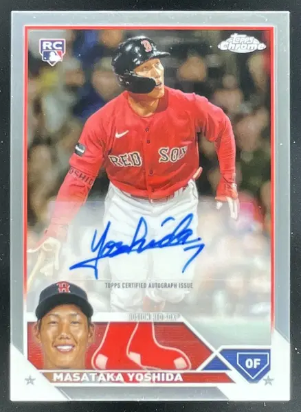 2023 Topps Chrome Update Autographs #AC-MY Masataka Yoshida Autograph RC Auto