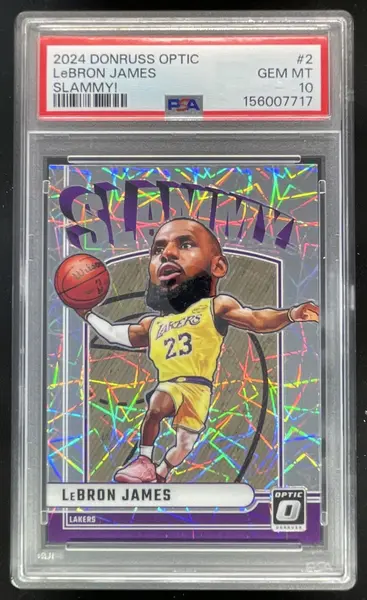 2024-25 Panini Donruss Optic Slammy! #2 LeBron James PSA 10