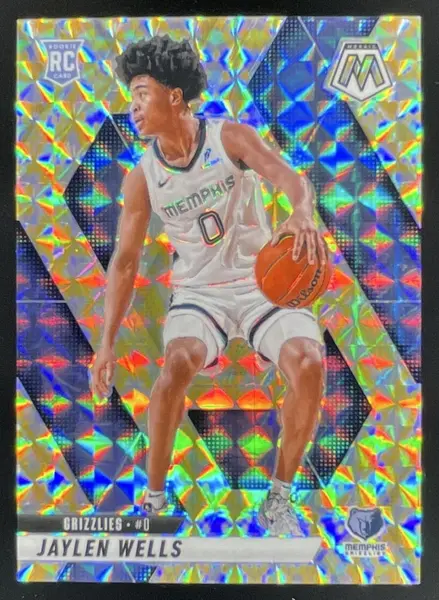 2024-25 Panini Mosaic Gold Snakeskin Mosaic #240 Jaylen Wells RC /8