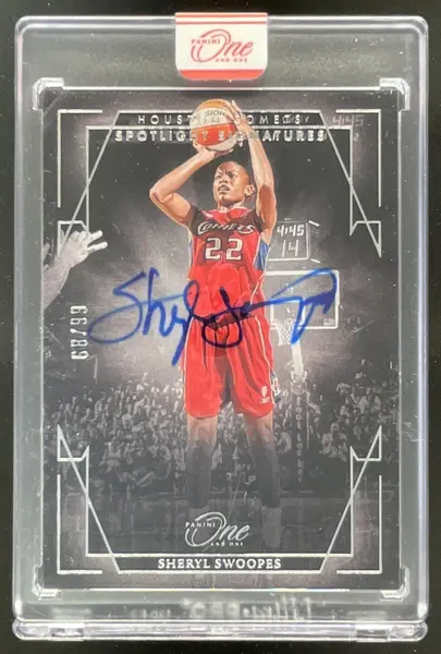 2025 One and One WNBA Spotlight #SSY-SS Sheryl Swoopes Auto /99