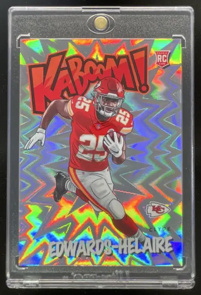 2020 Panini Absolute Kaboom SSP #K-CE2 Clyde Edwards-Helaire RC