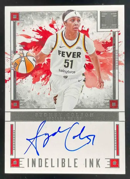 2025 Panini Impeccable WNBA Indelible Ink Signatures #20 Sydney Colson Auto /99