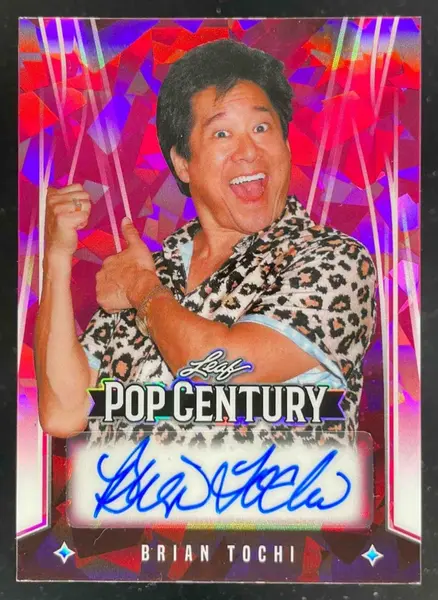 2025 Leaf Metal Pop Century Crystal Pink #BA-BT1 Brian Tochi Auto /8