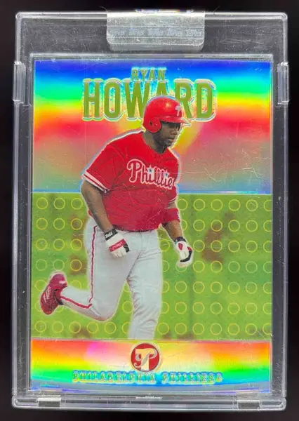 2003 Topps Pristine Refractors #188 Ryan Howard RC /1599