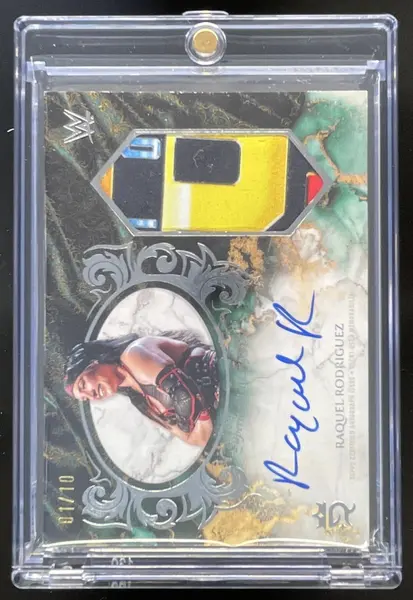 2025 Topps Royalty WWE Superior Relic Silver #SUS-RRO Raquel Rodriguez Auto /10