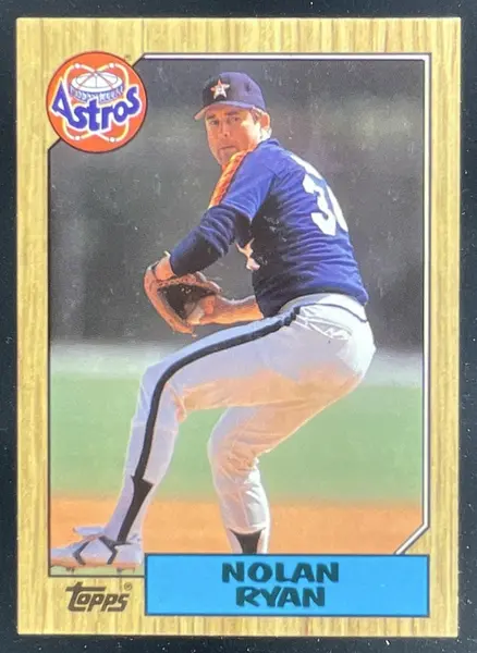 1987 Topps Tiffany #757 Nolan Ryan