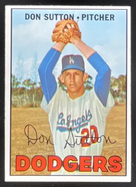 1967 Topps #445 Don Sutton