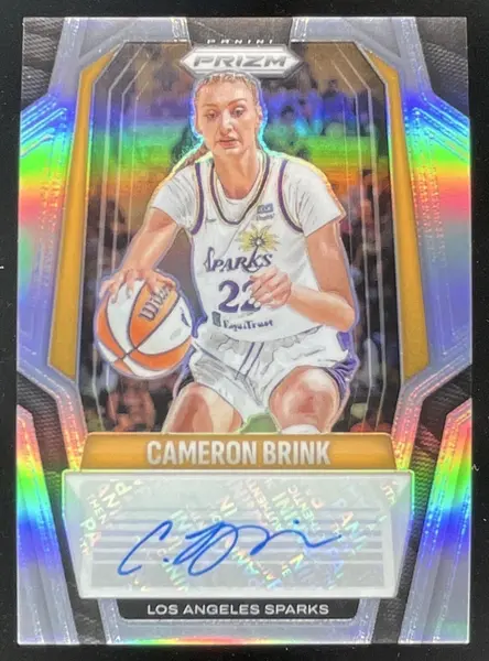 2025 Panini WNBA Prizm Signatures #SG-CB Cameron Brink Auto