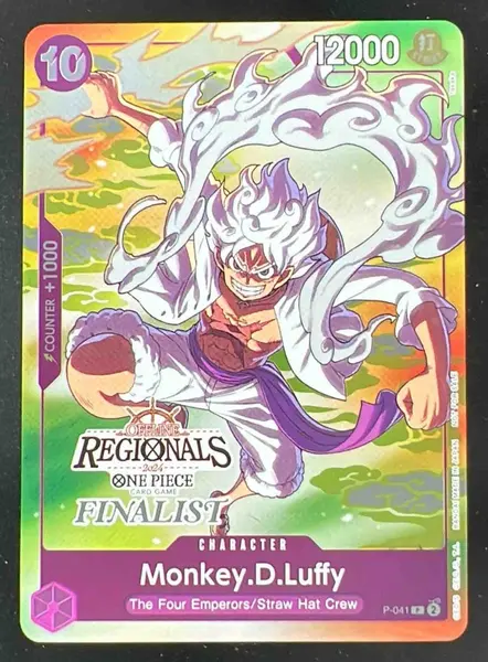 2024 One Piece Offline Regionals Finalist #041 Monkey D Luffy