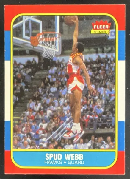 1986-87 Fleer #120 Spud Webb RC