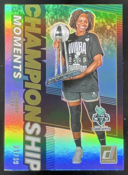 2025 Panini Donruss WNBA Championship Moments #12 Kennedy Burke /99