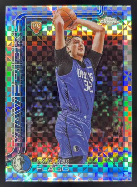 2025-26 Topps Chrome X-Fractor #251 Cooper Flagg RC