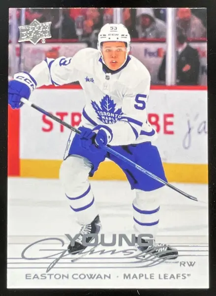 2025-26 Upper Deck Series 2 Young Guns #462 Easton Cowan RC
