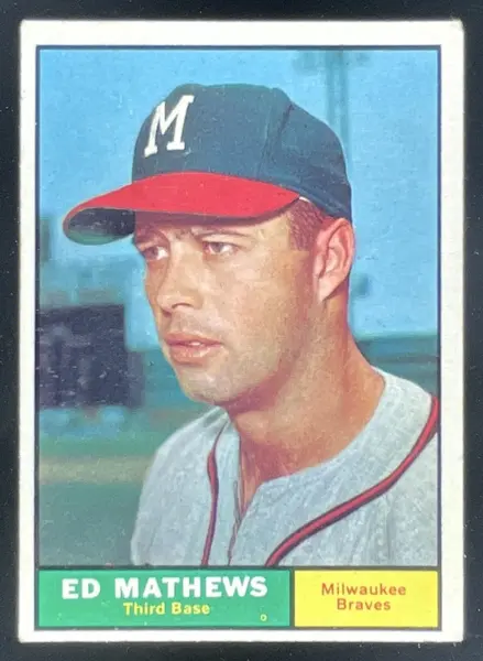 1961 Topps #120 Ed Mathews