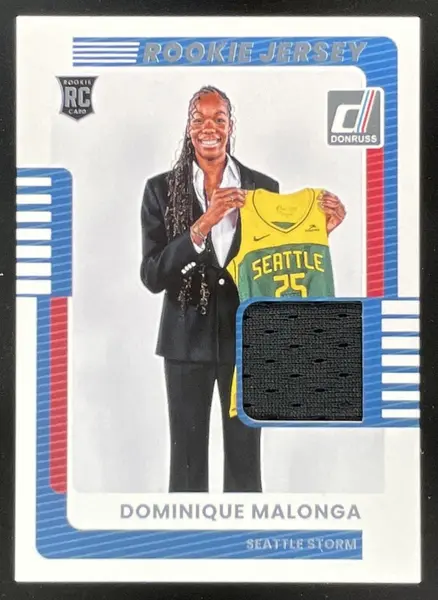 2025 Panini Donruss WNBA Rookie Jerseys #11 Dominique Malonga RC