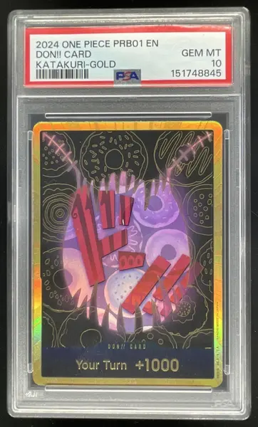 2024 One Piece PRB01 EN DON!! Card Katakuri Gold PSA 10