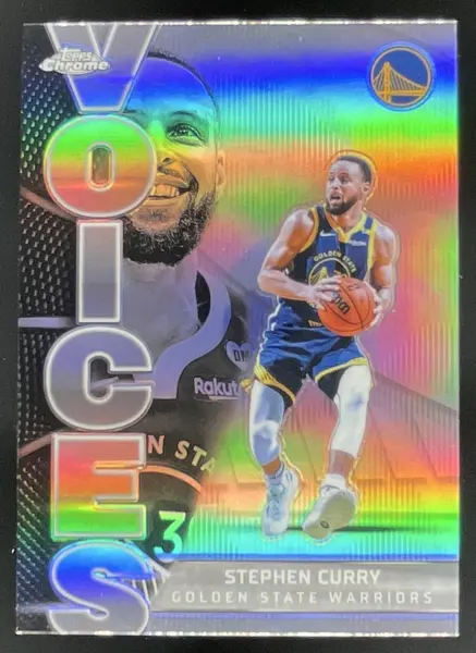 2025-26 Topps Chrome Voices Refractor #VS-5 Stephen Curry