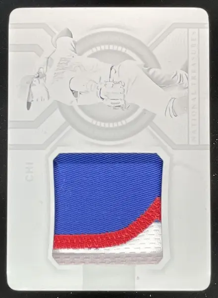 2021 National Treasures Colossal Materials Printing Plate Black Nico Hoerner 1/1