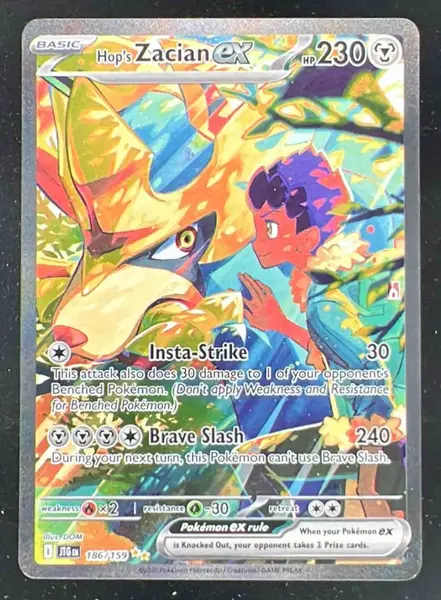 2025 Pokemon SV Journey Together - JTG EN #186/159 Hop's Zacian ex