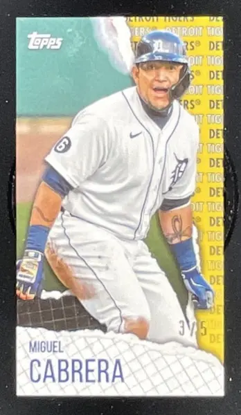 2021 Topps Rip Mini Gold #MRIP-MC Miguel Cabrera /5