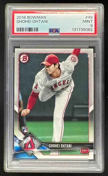 shoheiページ 2018 Bowman #49 Shohei Ohtani RC PSA 9 on Fanatics Collect
