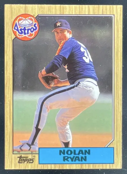 1987 Topps Tiffany #757 Nolan Ryan