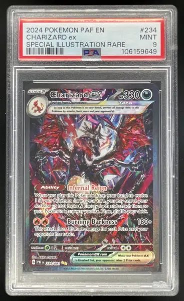 2024 Pokemon Paldean Fates #234/091 Charizard ex PSA 9
