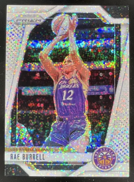 2024 Panini WNBA Prizm White Sparkle Prizm #62 Rae Burrell