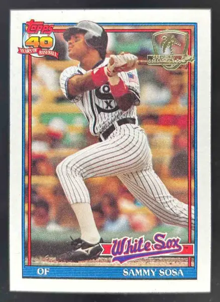 1991 Topps Desert Shield #414 Sammy Sosa UER