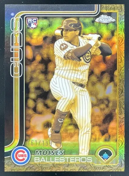 2025 Topps Gilded Collection Cast in Gold #CG-2 Moises Ballesteros /199