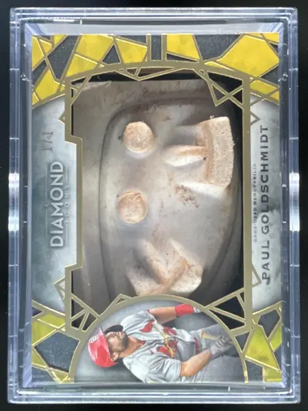 2022 Topps Diamond Icons Preeminent Pieces Relics Spikes Paul Goldschmidt 1/1