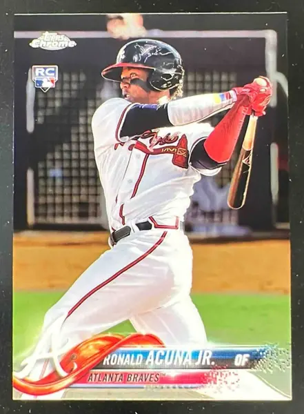 2018 Topps Chrome #193 Ronald Acuna Jr. RC