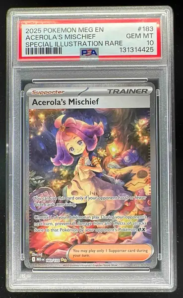 2025 Pokemon Mega Evolution Acerola's Mischief Special