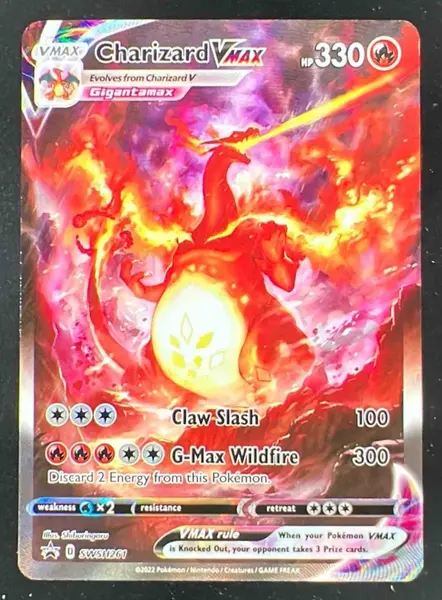 2022 Pokemon Sword & Shield Black Star Promos #SWSH261 Charizard VMAX